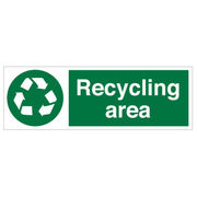 Recycling Area Sign